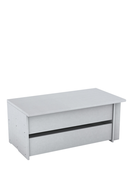 John Lewis Newlyn Wardrobe Internal Drawers, Set of 2, Glass