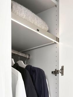 John Lewis Newlyn / Osaka Wardrobe LED Light Screens, Set of 2 - view 2, 