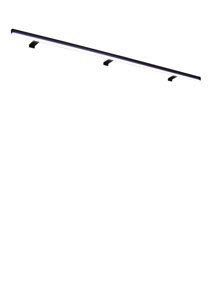 John Lewis Ascot / Aspen / Newlyn / Osaka Wardrobe Light Bar, Black