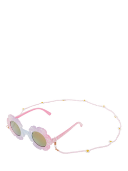 Accessorize Kids' Flower Sunglasses Set, Pink/Multi, Pink/Multi