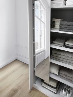 John Lewis Ascot/Newlyn Fold Out Full-Length Wardrobe Mirror, 173 x 36cm - view 2, Mirror