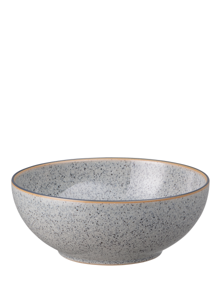 Denby Studio Grey Stoneware Cereal Bowl, 17cm, Grey