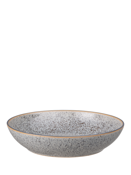 Denby Studio Grey Stoneware Pasta Bowl, 22cm, Grey