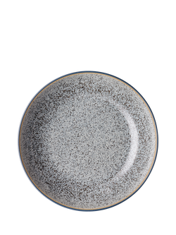 Denby Studio Grey Stoneware Pasta Bowl, 22cm - view 2, Grey