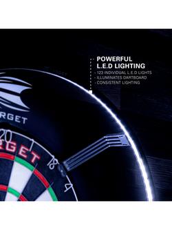 Target Darts Corona Magnetic Dartboard Lighting System, Black - view 2, Black