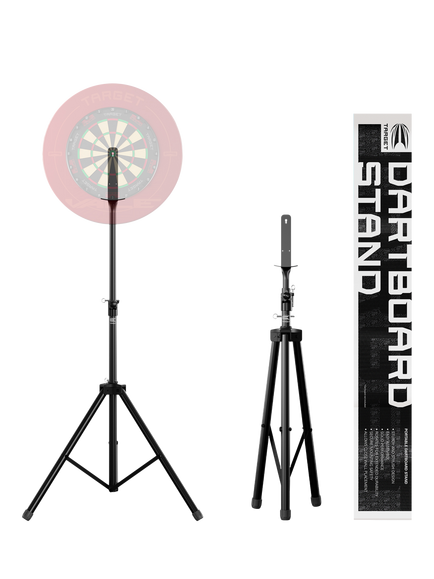 Target Darts Portable Target Dartboard Stand, Black, Black