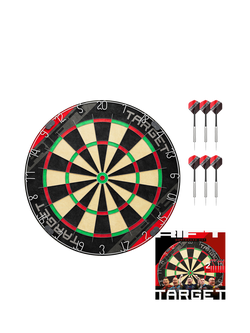 Target Darts Rift Dartboard Set, Black, Black