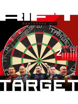 Target Darts Rift Dartboard Set, Black - view 2, Black