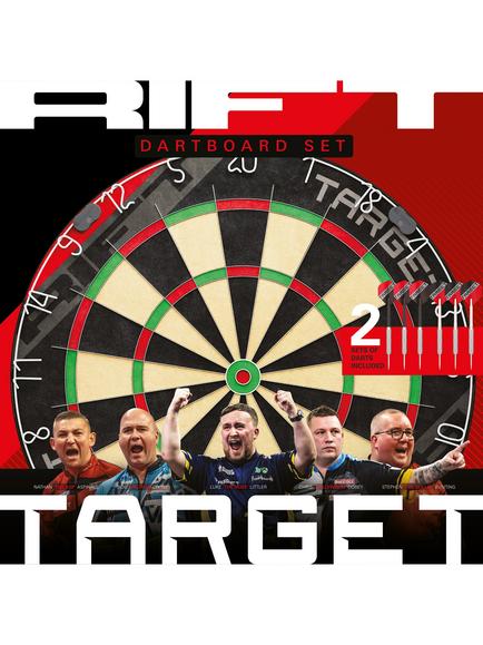 Target Darts Rift Dartboard Set, Black - view 2, Black