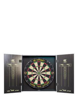 Target Darts Luke Littler Dartboard Cabinet Set, Black - view 2, Black