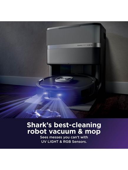 Shark PowerDetect UV Reveal RV3000XEUK 2-in-1 Robot Vacuum Cleaner, Black - view 2, Black