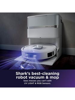 Shark PowerDetect UV Reveal RV3000XEUKWH 2-in-1 Robot Vacuum Cleaner, White - view 2, White