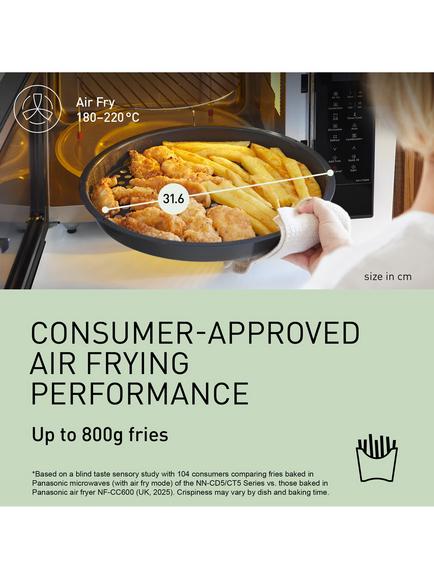 Panasonic NN-CT56RBBPQ Freestanding Airfry, Convection, Grill & Microwave, Black - view 2, Black