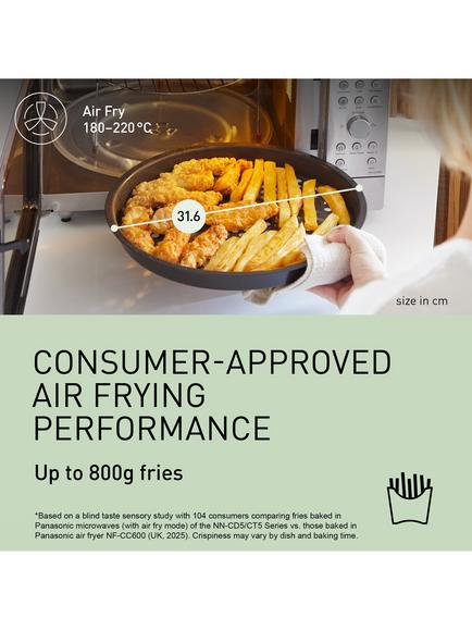 Panasonic NN-CD58RSBPQ Freestanding Airfry, Convection, Grill & Microwave, Stainless Steel - view 2, Stainless Steel