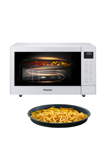 Panasonic NN-CT55RWBPQ Freestanding Airfry, Convection, Grill & Microwave, White, White