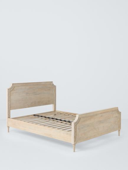 John Lewis Hidcote Bed Frame, FSC-Certified (Mango Wood) Double, Light Stain, Light Stain Mango