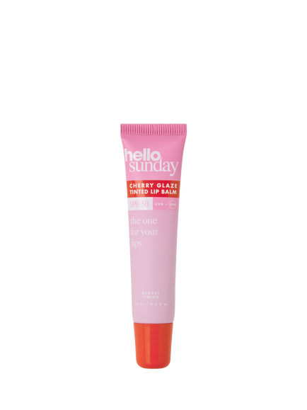 Hello Sunday The One For Your Lips Tinted Lip Balm, SPF 50, Cherry Glaze, Cherry Glaze