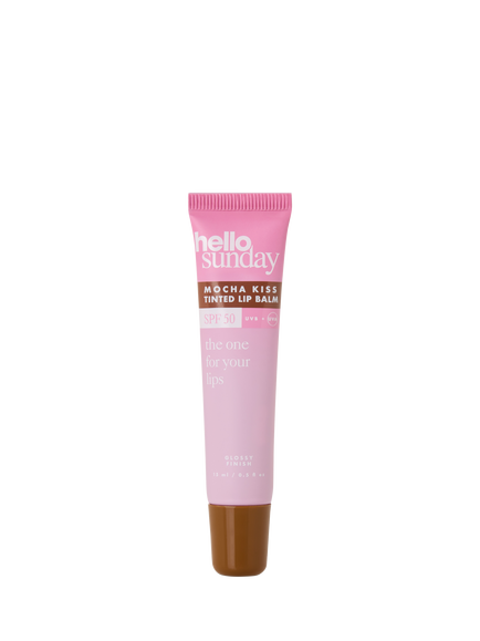 Hello Sunday The One For Your Lips Tinted Lip Balm, SPF 50, Mocha Kiss, Mocha Kiss