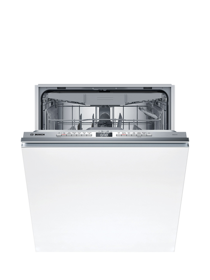 Bosch Series 4 SMH4HVX14G Integrated Dishwasher with Extra Dry, Silver, Silver