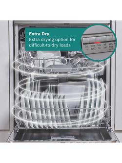 Bosch SMI2HTS06G Integrated Dishwasher, Silver - view 2, Silver