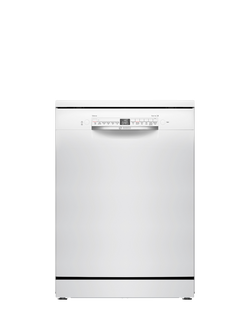 Bosch SMS2HVW06G Freestanding Dishwasher, White, White