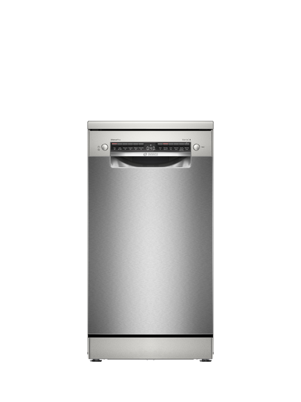 Bosch Series 4 Freestanding Dishwasher with SpeedPerfect+, SPS4HMI14G, SPS4HMW14G, Silver