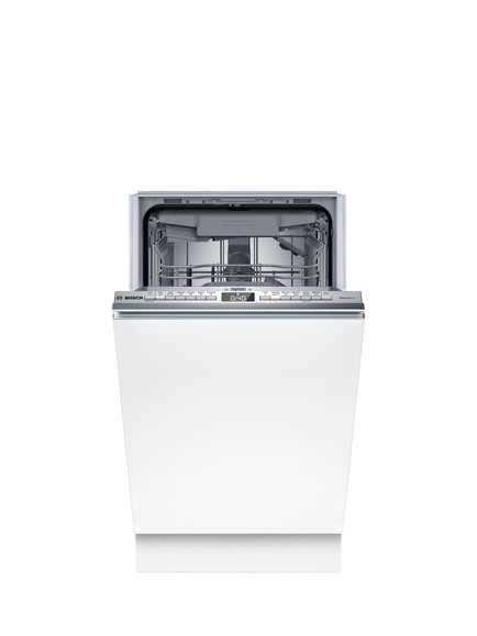 Bosch Series 4 SPV4EMX17G Fully Integrated Slimline with SpeedPerfect+ & EfficientDry, Silver, Silver