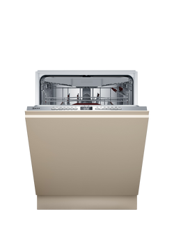 Neff S195HCX17G Freestanding Dishwasher, Silver, Silver