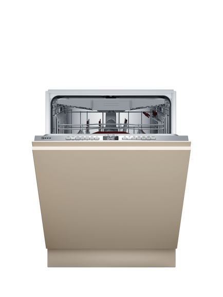 Neff N50 S195HCX17G Fully Integrated Dishwasher, Silver, Silver