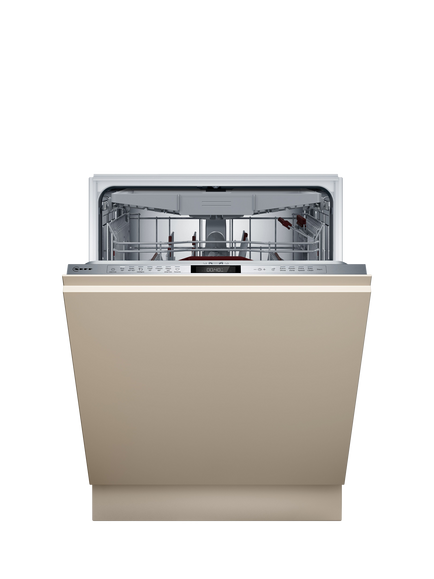 Neff N70 S197ZCX08G Fully Integrated Dishwasher with Zeolith, Silver, Silver