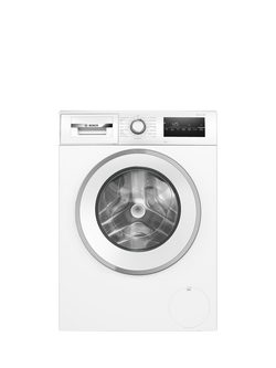 Bosch Series 4 WAN28255GB Freestanding Washing Machine, 9kg Load, 1400rpm Spin, White, White