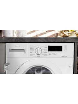 Neff V8340X0GB Integrated Washer Dryer, 8kg/5kg Load, 1400rpm, White - view 2, White