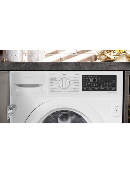 Neff N50 V8540X0GB  Integrated Washer Dryer, 8kg/5kg Load, 1400rpm, White - view 2, White