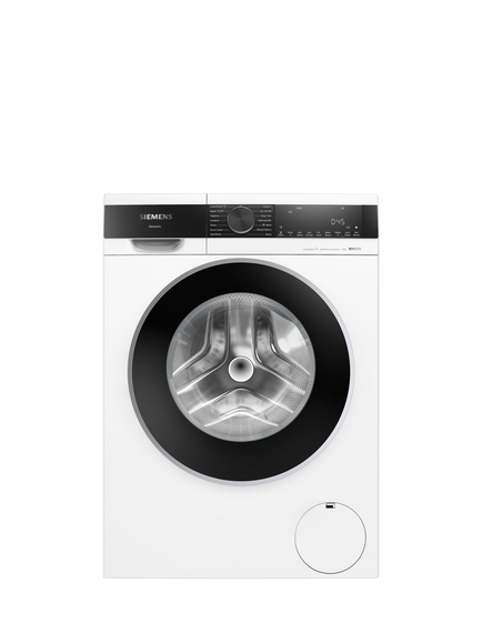 Siemens IQ500 WG56G2Z4GB Freestanding Washing Machine, 10kg Load, 1600rpm Spin, White, White