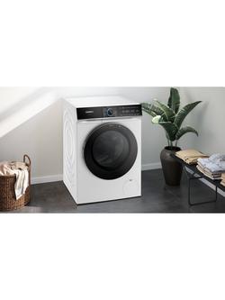 Siemens IQ700 i-Dos WG66B2A1GB Freestanding Washing Machine, 11kg Load, 1600rpm Spin, White - view 2, White