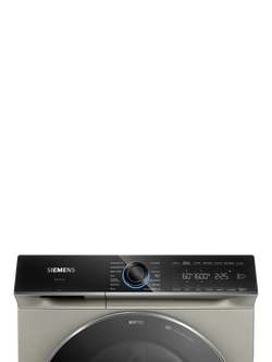 Siemens IQ700 i-Dos WG66B2AXGB Freestanding Washing Machine, 11kg Load, 1600rpm Spin, Silver - view 2, Silver