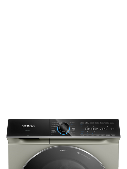 Siemens IQ700 i-Dos Freestanding Washing Machine, 11kg Load, 1600rpm Spin, WG66B2A1GB, WG66B2AXGB - view 2, Silver