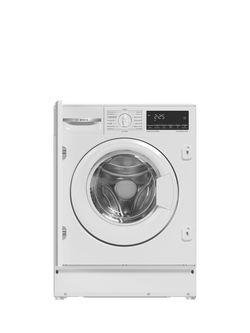 Bosch WKD28490GB Integrated Washer Dryer, 8kg/5kg Load, 1400rpm Spin, White, White