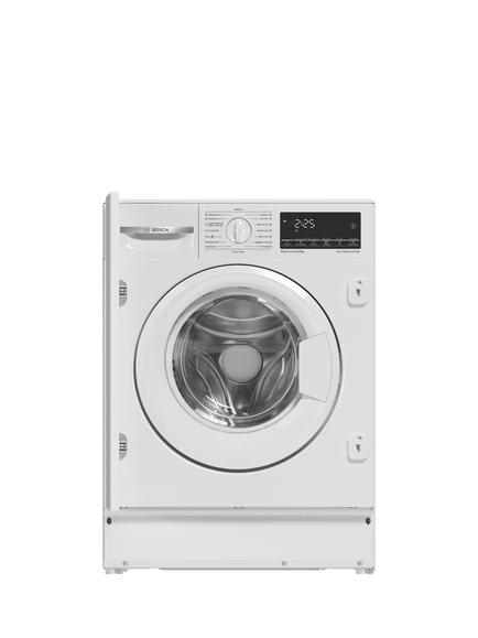 Bosch Series 6 WKD28490GB Integrated Washer Dryer, 8kg/5kg Load, 1400rpm Spin, White, White