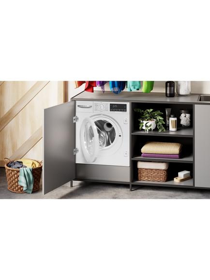 Bosch Series 6 WKD28490GB Integrated Washer Dryer, 8kg/5kg Load, 1400rpm Spin, White - view 2, White