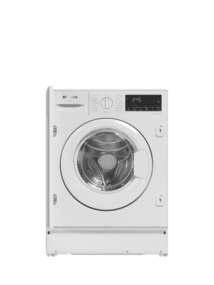 Siemens IQ500 WK14D490GB Integrated Washer Dryer, 8kg/5kg Load, 1400rpm Spin, White, White