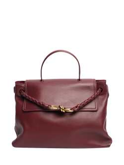 Pre-loved Bottega Veneta Barolo Medium Ciao Ciao 2-Way Bag, Burgundy, Burgundy