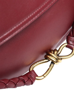 Pre-loved Bottega Veneta Barolo Medium Ciao Ciao 2-Way Bag, Burgundy - view 2, Burgundy