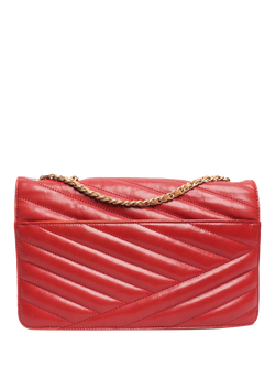 Pre-loved CHANEL 2011 Gabrielle Quilted Leather Shoulder Bag, Red - view 2, Red