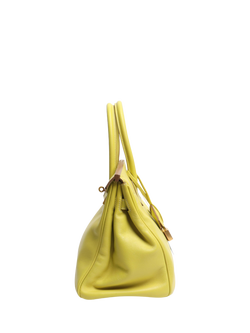 Pre-loved Hermès 2011 Birkin 30 Bag, Yellow - view 2, Yellow