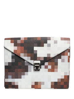 Pre-loved Louis Vuitton Mark Folder Cowmooflage, Brown, Brown