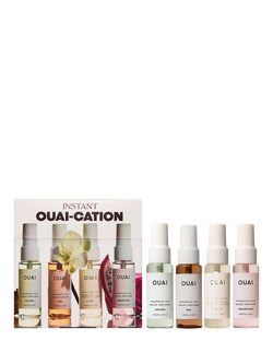 OUAI Instant OUAI-CATION Hair & Body Mist Fragrance Gift Set, 4 x 25ml, 