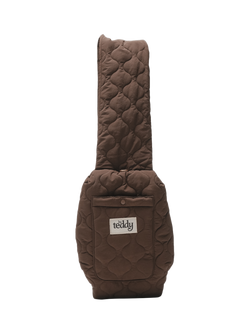 By Teddy Quilted Pet Sling, Chocolate Brown, Chocolate Brown