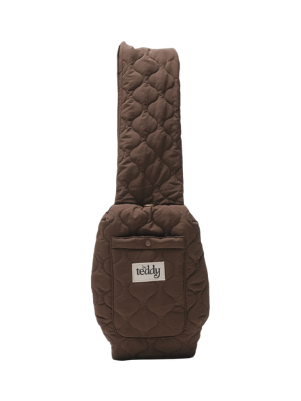 By Teddy Quilted Pet Sling, Chocolate Brown, Chocolate Brown