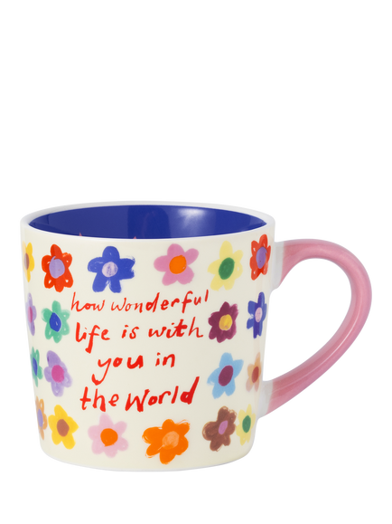 Eleanor Bowmer How Wonderful New Bone China Mug, 300ml, Multi Multi
